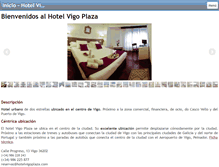 Tablet Screenshot of hotelvigoplaza.com